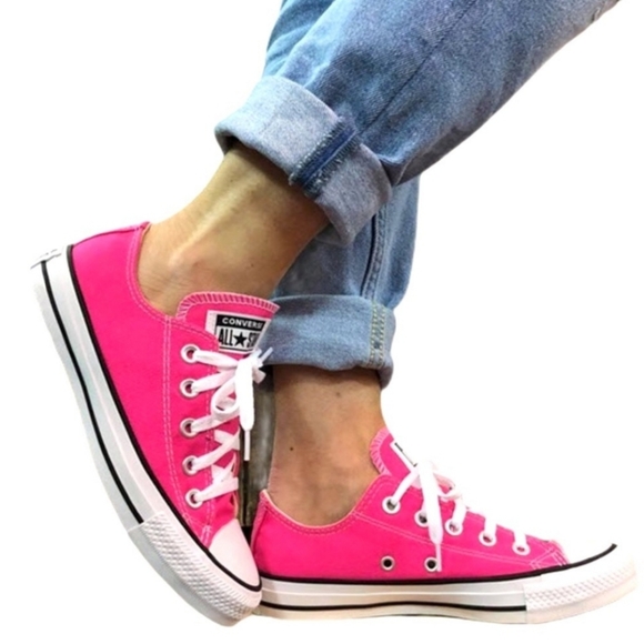 Converse Shoes - NIB Converse Chuck Taylor All Star Low Top Sneaker Hyper Hot Bubble Gum Pink
